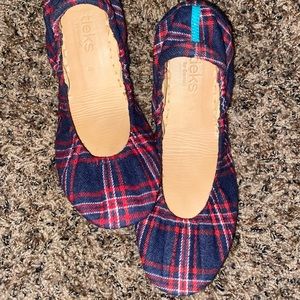 Heritage Plaid Tieks Size 8
